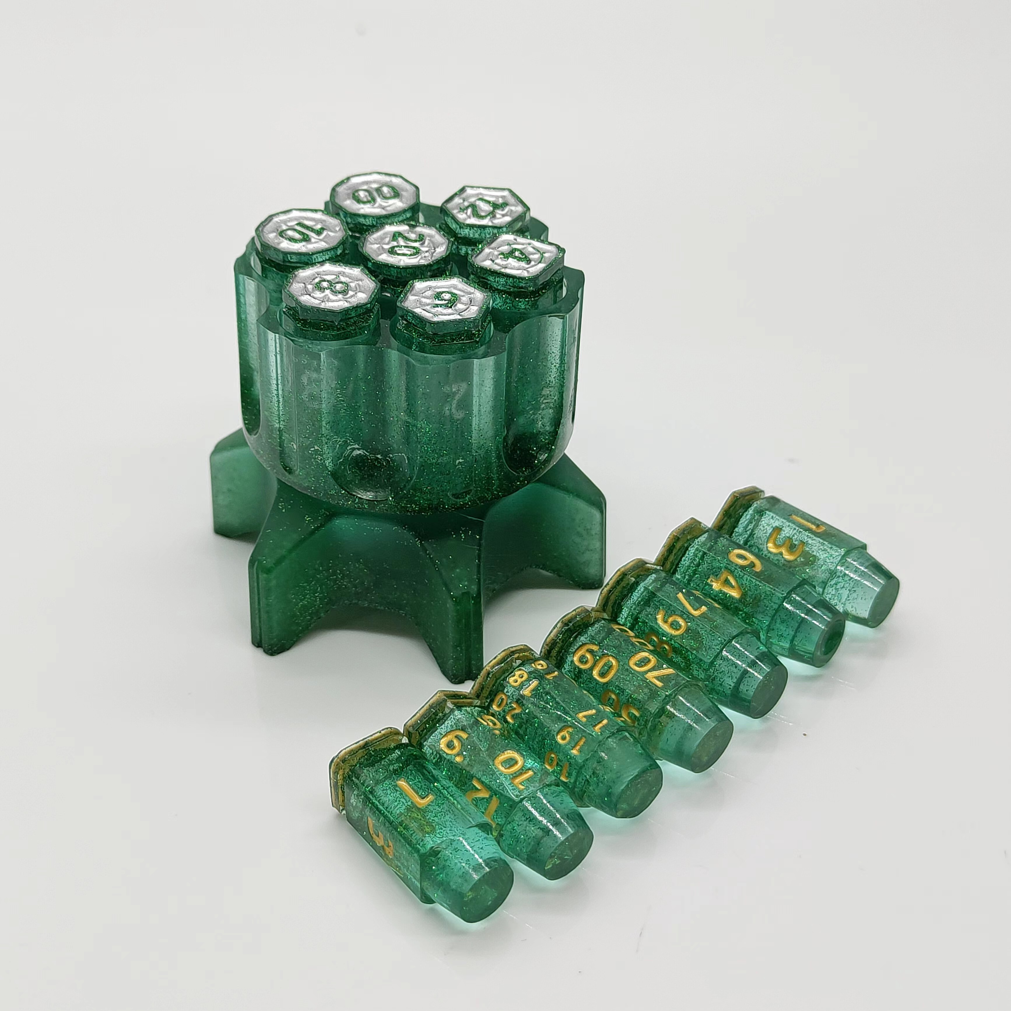 Spin D6 Bullet Dice Revolver Barrel