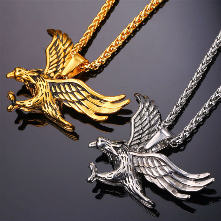 Eagle Animal Charm Necklace