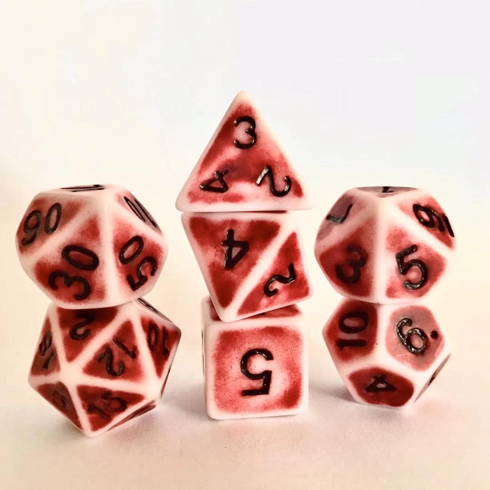Retro Distressed Dice Set