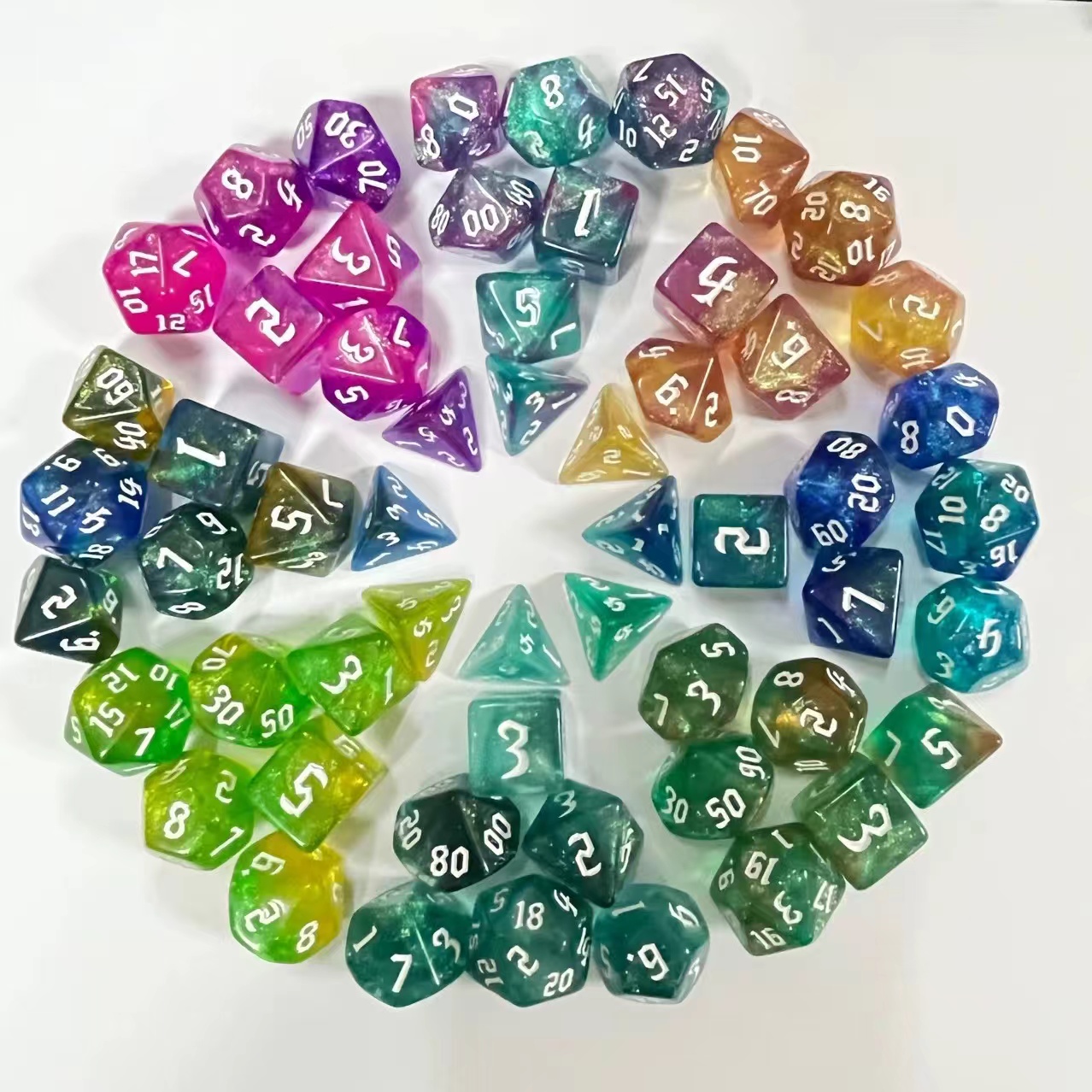 Aurora Colorful Dice