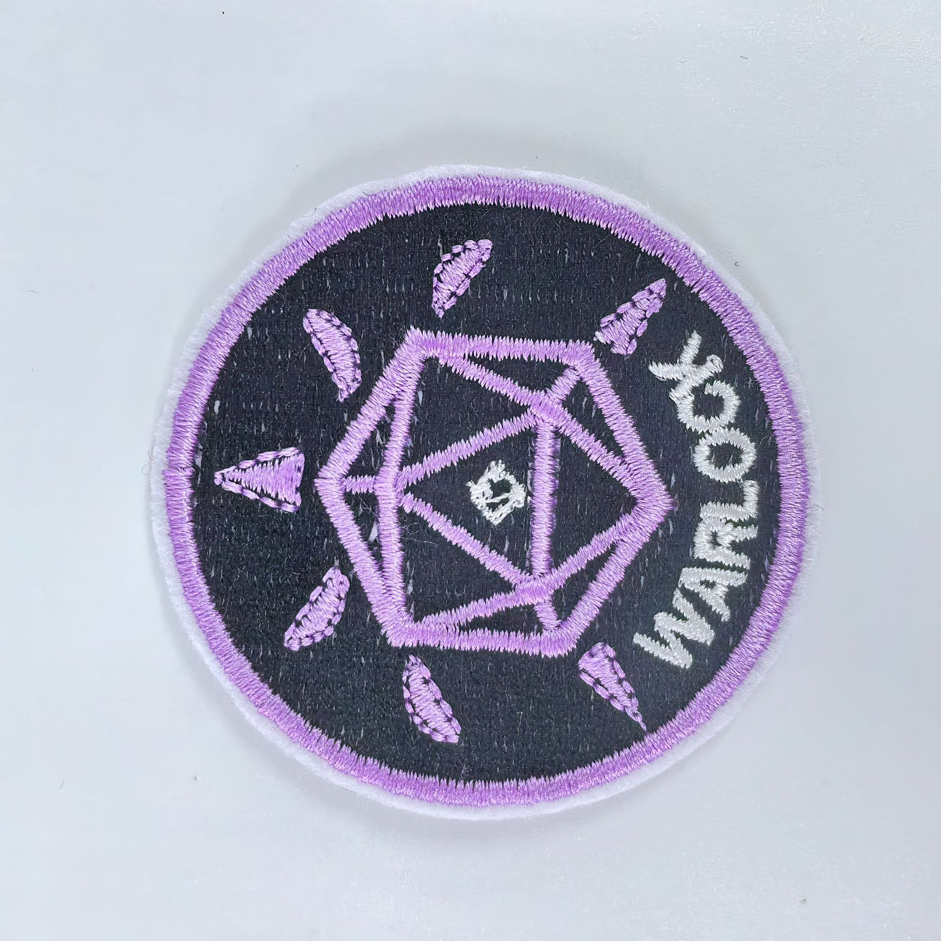 Dice Embroidery DIY Cloth Patch