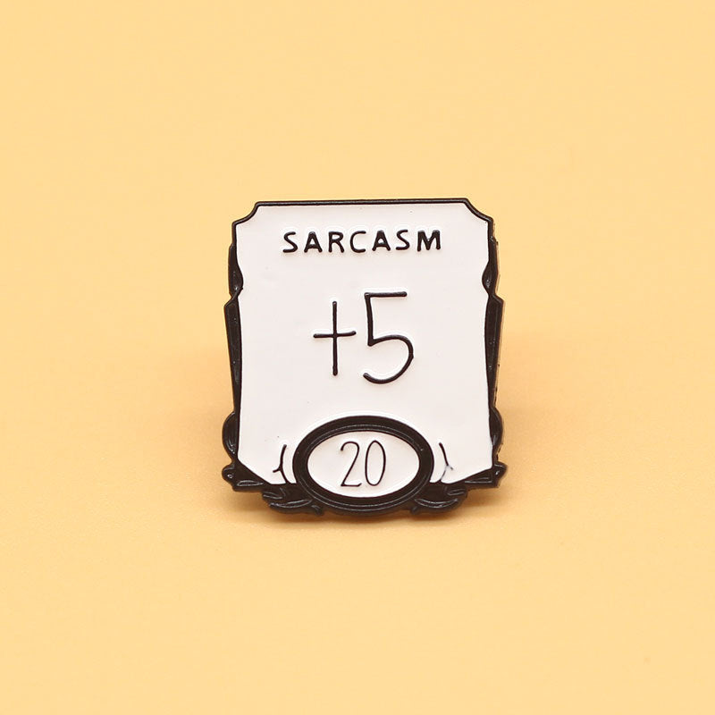 Sarcastic D&D Dungeons and Dragons Badge 