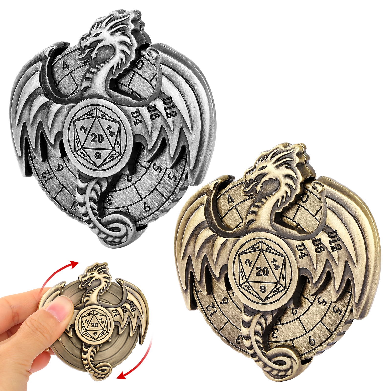 Winged Dragon Spinner Dice