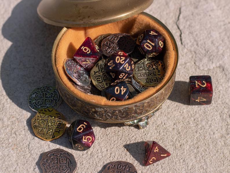 Blood Red Dice Set