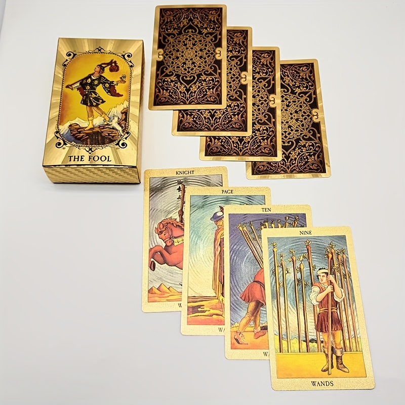 Golden Foil Tarot Deck