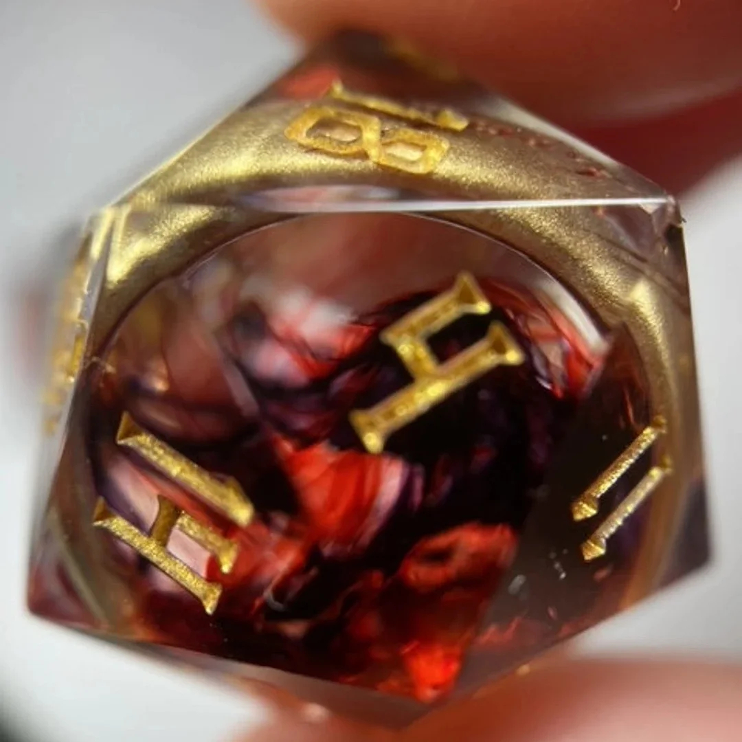 🔥💍One Ring LotR Polyhedral Dice Set