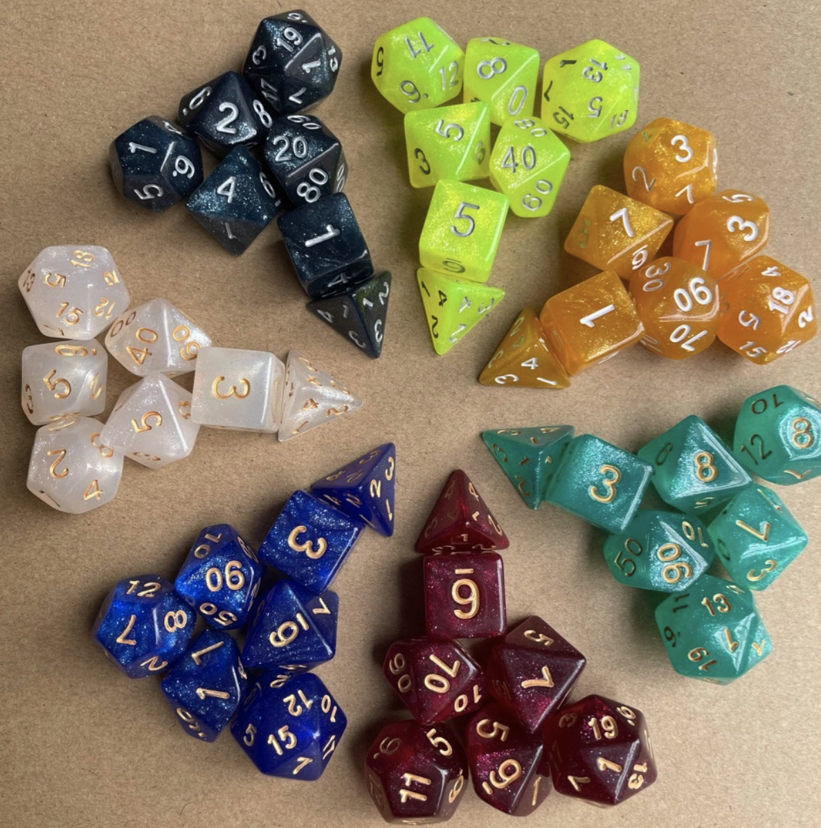 Starry Multi-dot Dice