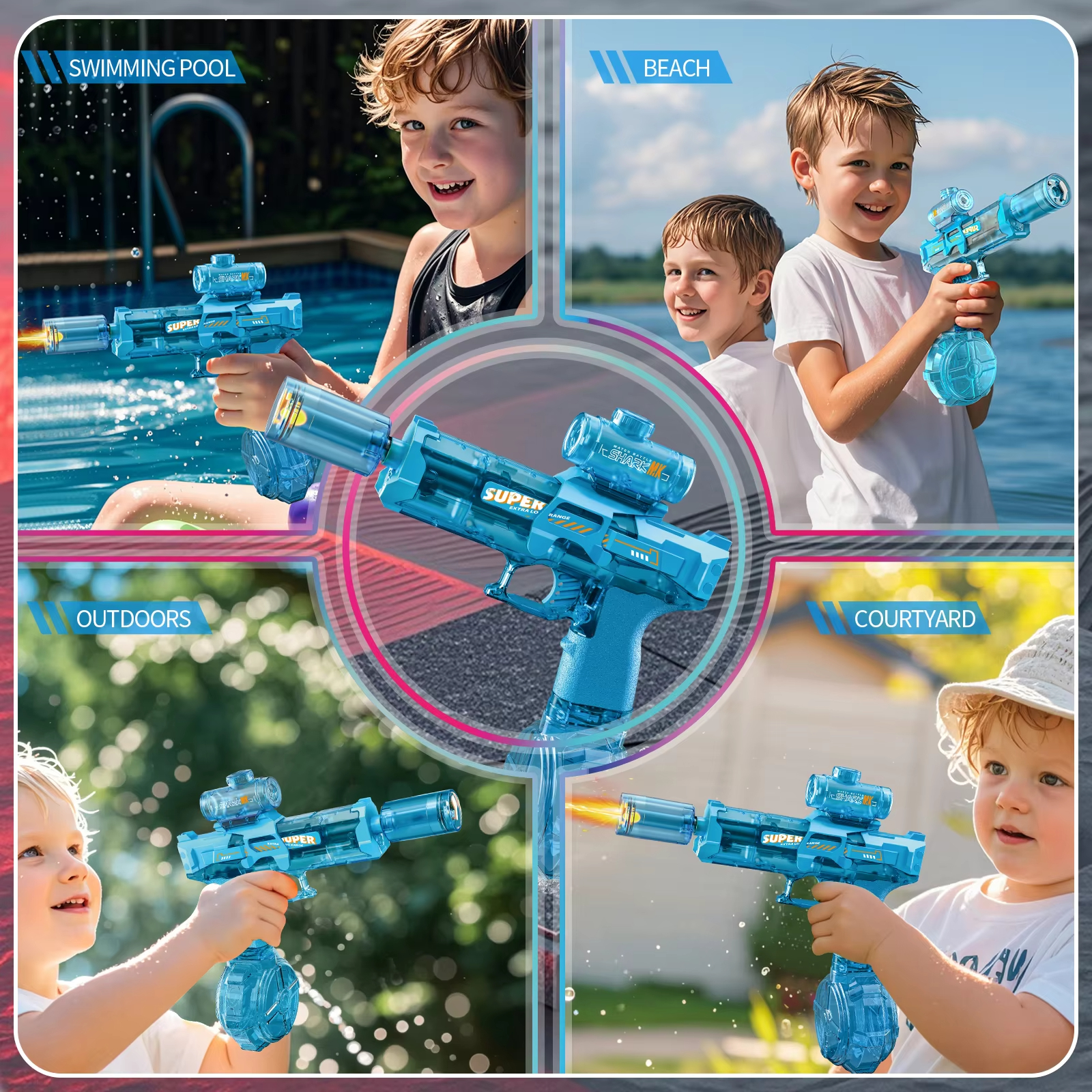 🌊Summer Discount🔫💦Fast Mode Ice Explosion Pistol Water Gun