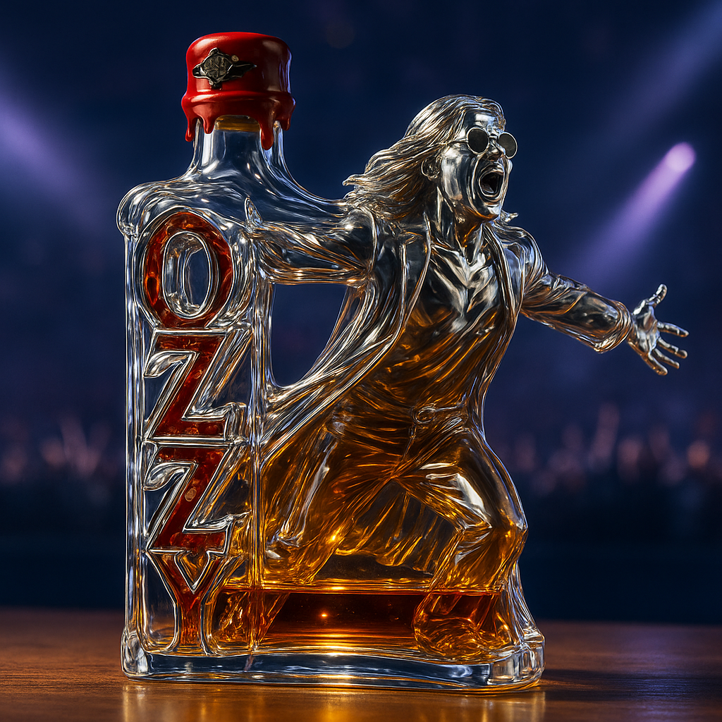 🕯️Ozzy Osbourne Final Tour Memorial Whiskey Bottle