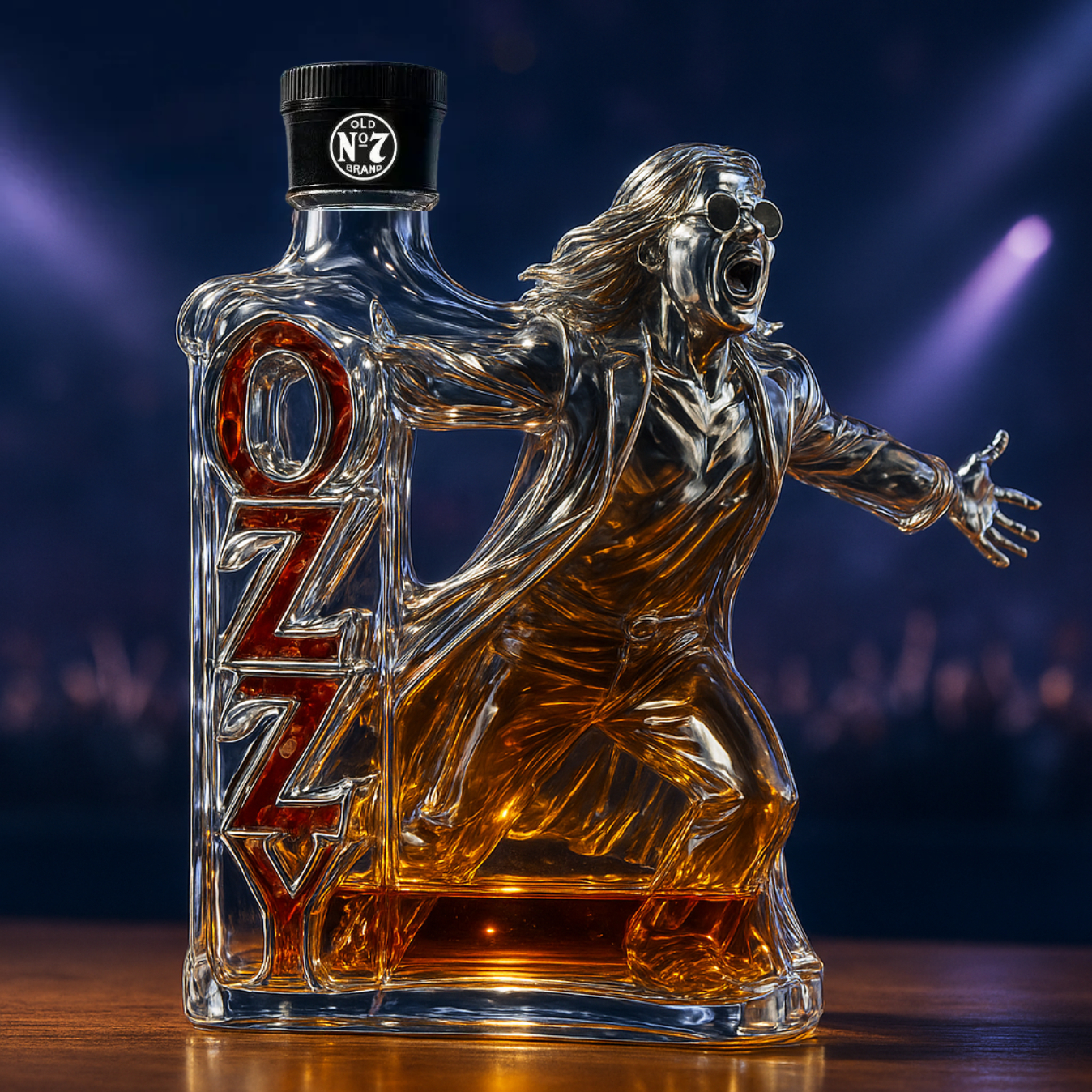 🕯️Ozzy Osbourne Final Tour Memorial Whiskey Bottle