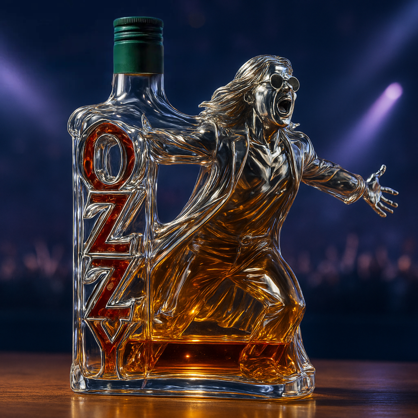 🕯️Ozzy Osbourne Final Tour Memorial Whiskey Bottle