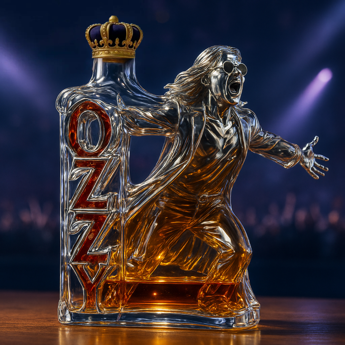 🕯️Ozzy Osbourne Final Tour Memorial Whiskey Bottle