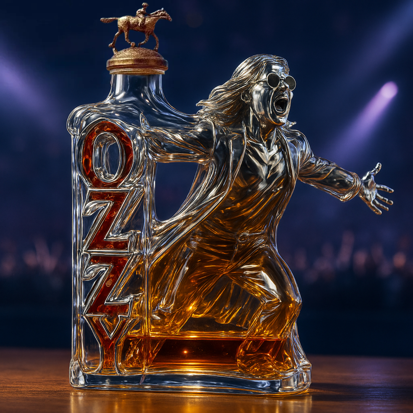 🕯️Ozzy Osbourne Final Tour Memorial Whiskey Bottle