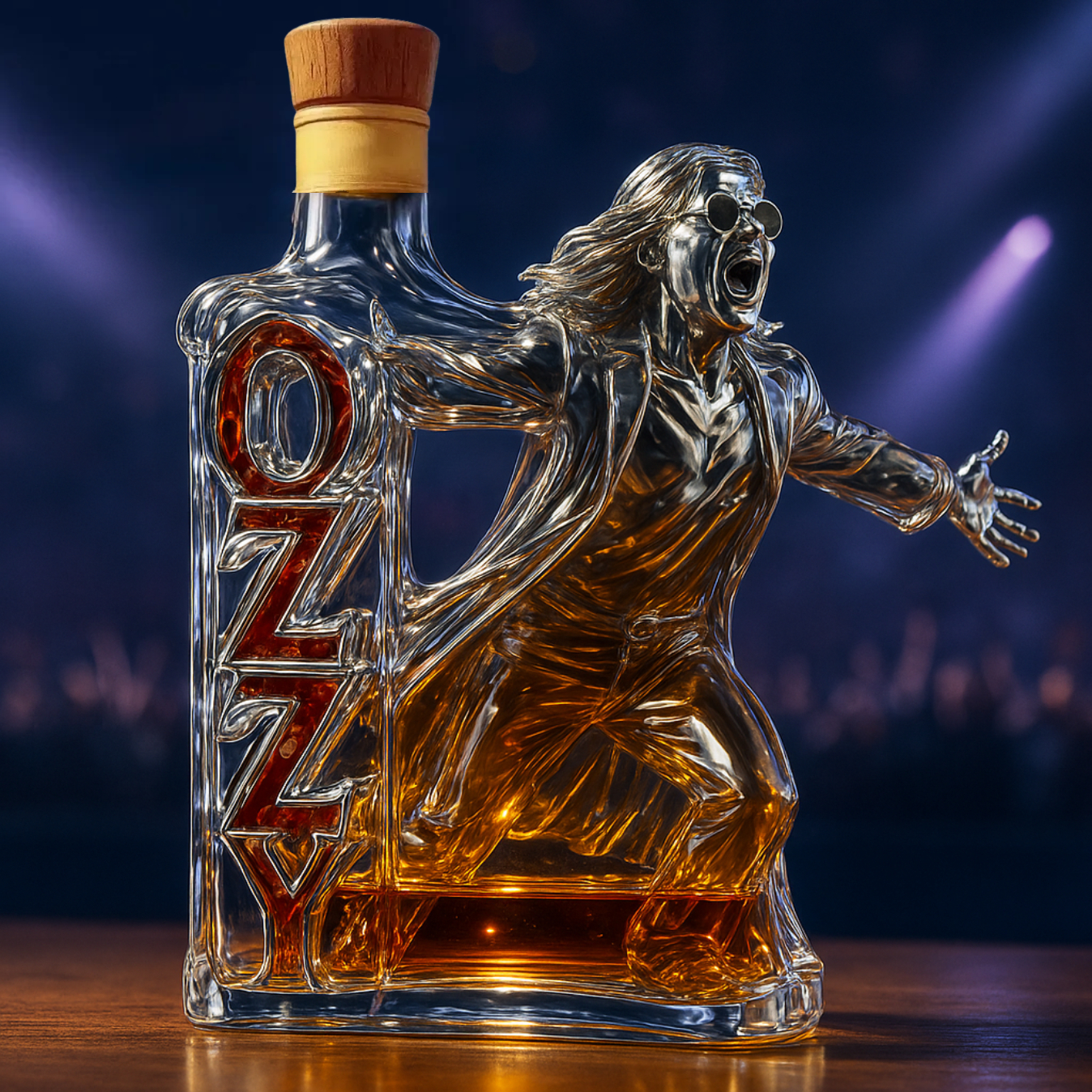 🕯️Ozzy Osbourne Final Tour Memorial Whiskey Bottle