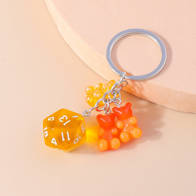 D20 Dice Keychain
