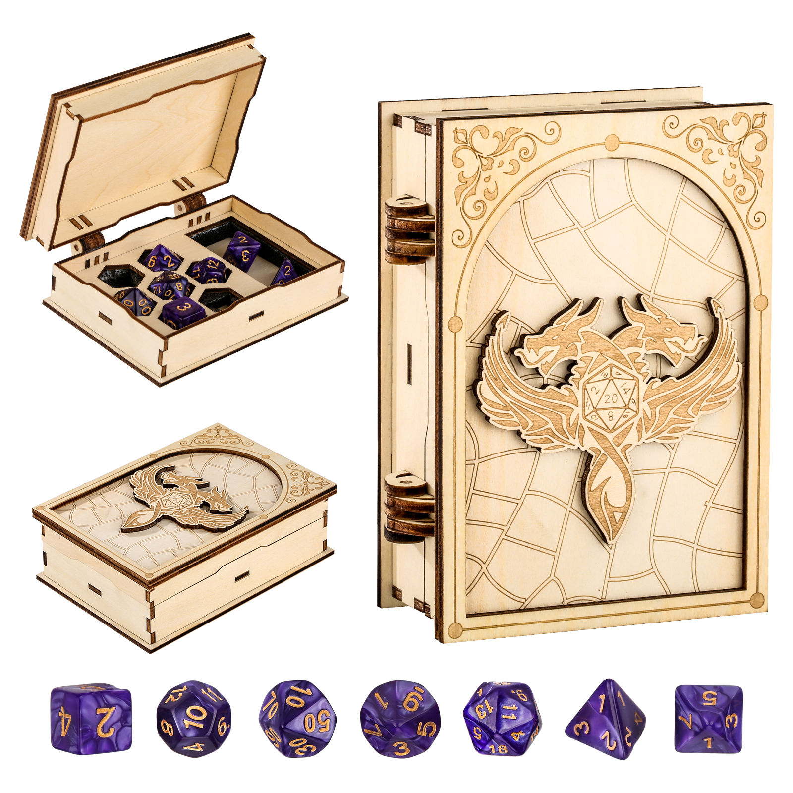 Dragon Tome Dice Vault