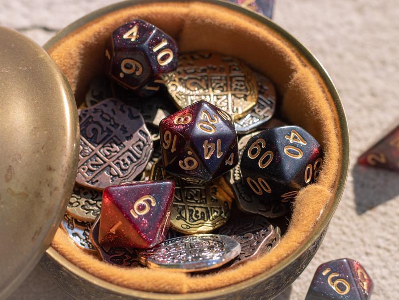Blood Red Dice Set